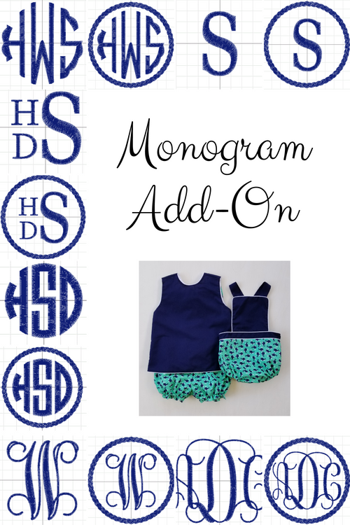 Whaley Cute Monogram Add-On